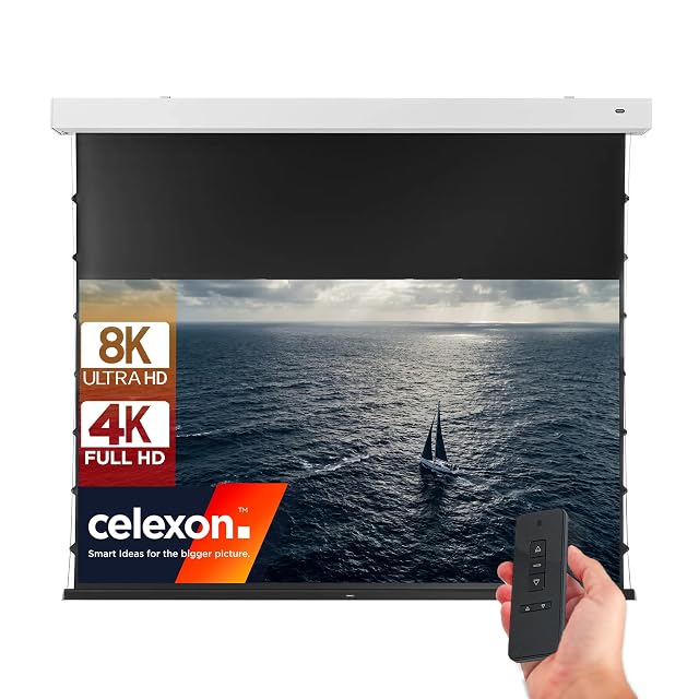Écran de projection motorisé haut contraste celexon Premium+ DARKVISION