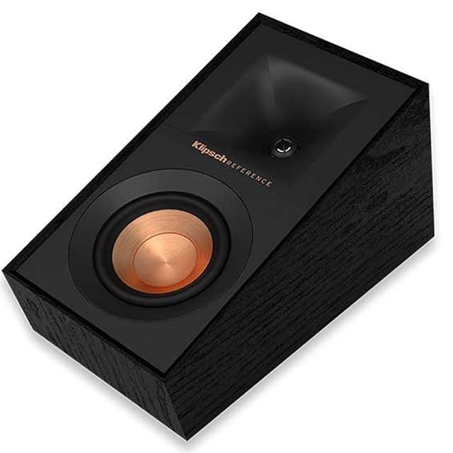 Enceintes d’élévation Dolby Atmos Klipsch R-40SA, la paire, en noir