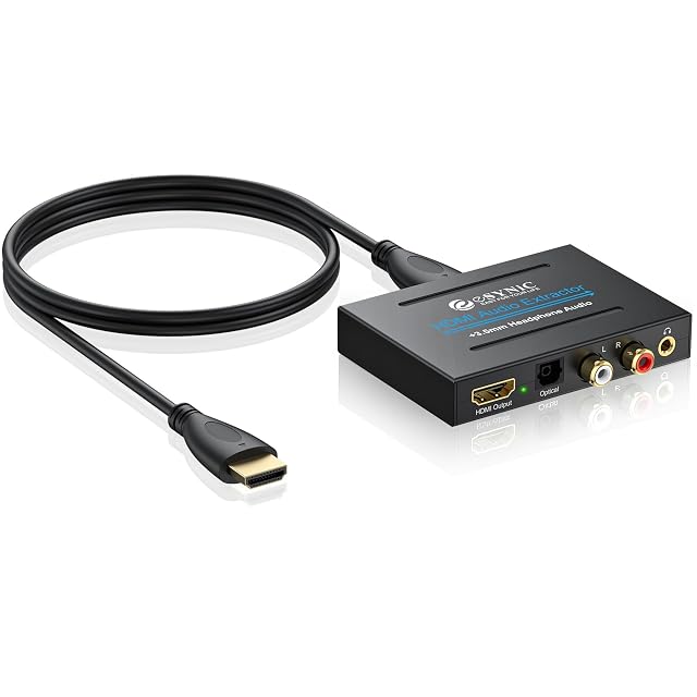 Extracteur audio HDMI professionnel eSynic avec sorties SPDIF et analogiques