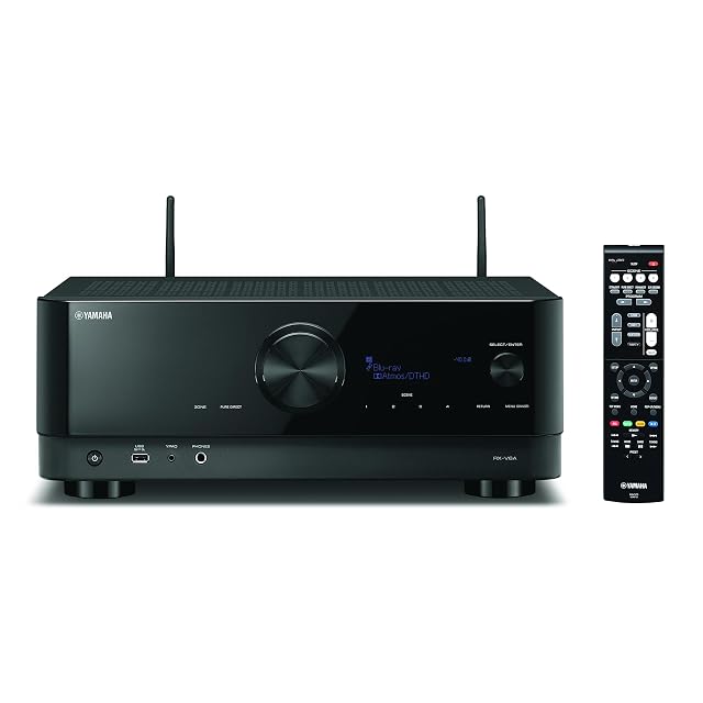 Ampli home cinéma réseau Yamaha RX-V6A 7.2 canaux en noir