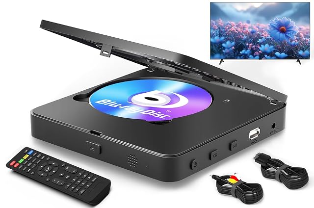 Lecteur Blu-ray compact JRIHZ avec sorties HDMI et AV