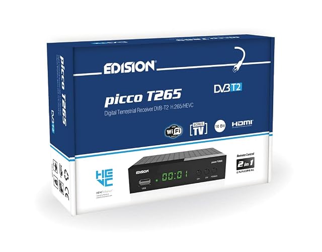 Récepteur DVB-T2 Full HD EDISION Picco T265
