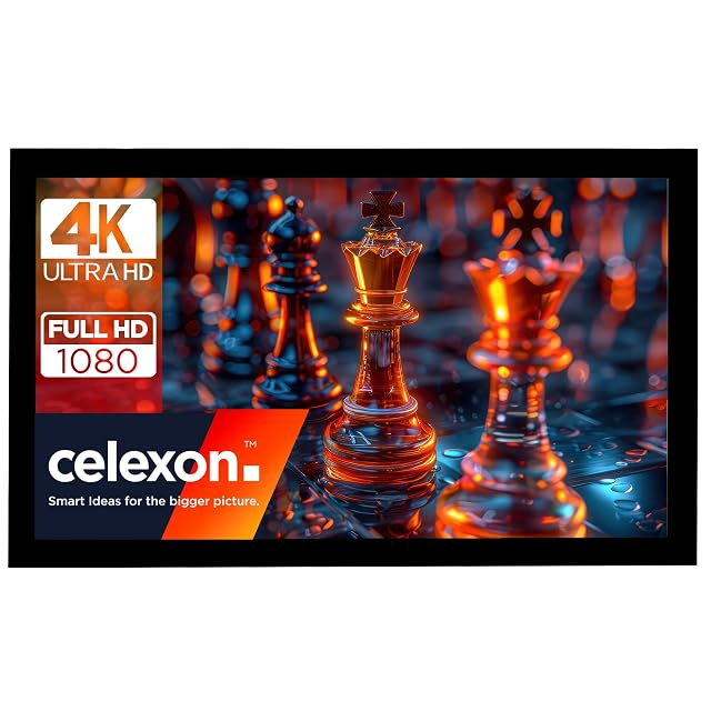 Écran de projection à cadre fixe celexon Basic, 16:9