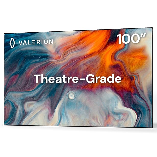 Écran de projection à cadre fixe haut contraste AWOL Valerion 100 pouces