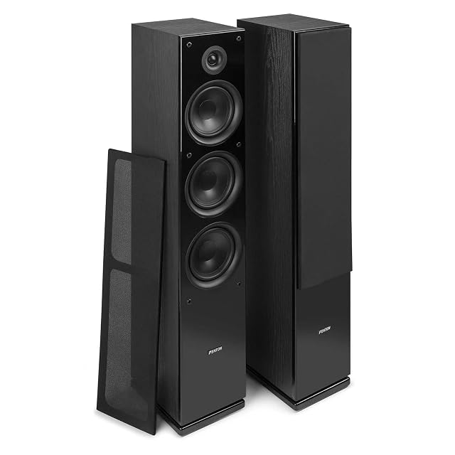 Colonnes Fenton SHF80B, la paire, en noir