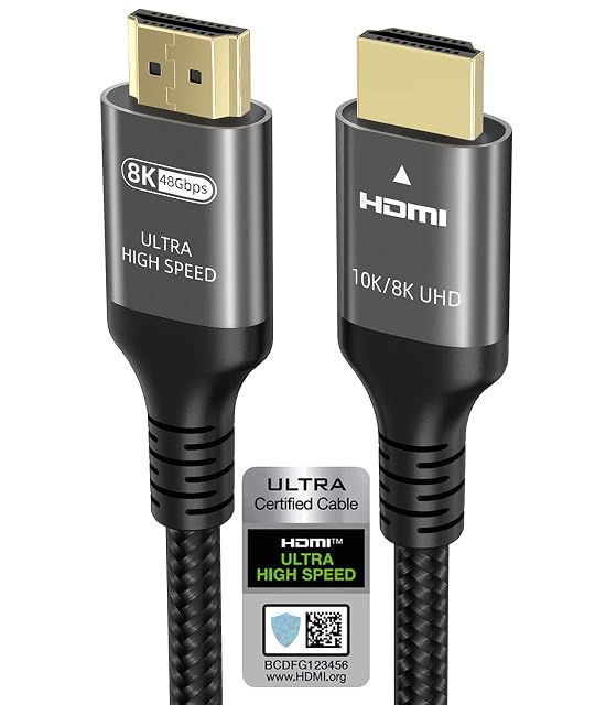 Câble HDMI certifié tressé Ubluker, 1,5 mètre