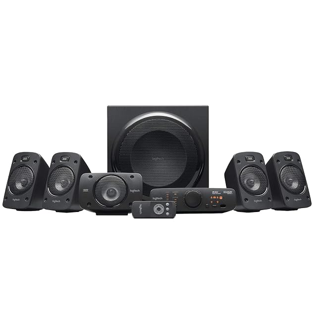 Système sonore Logitech Z906 5.1 avec caisson et cinq enceintes