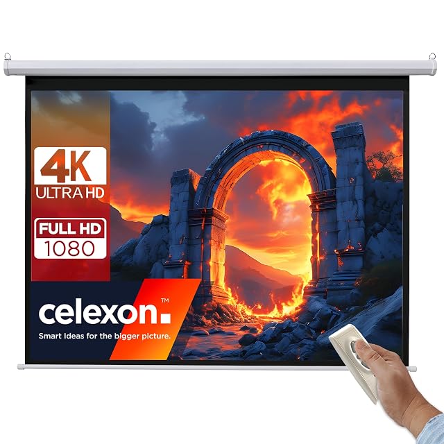 Écran de projection motorisé celexon Basic, 4:3