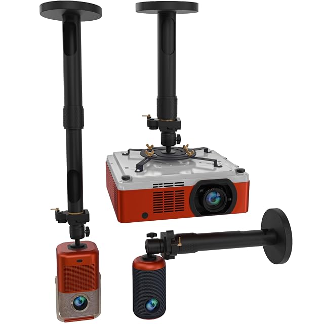 Support universel pour vidéoprojecteur PropVue à bras télescopique et tête à dégagement rapide