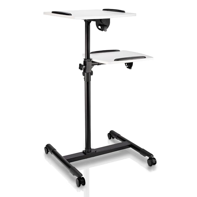 Chariot pour vidéoprojecteur Hama à deux niveaux sur roulettes