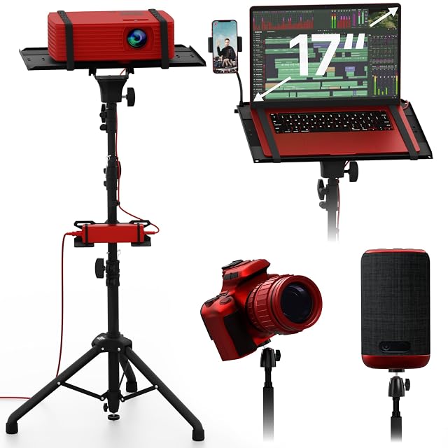 Trépied réglable pour vidéoprojecteur PropVue en noir