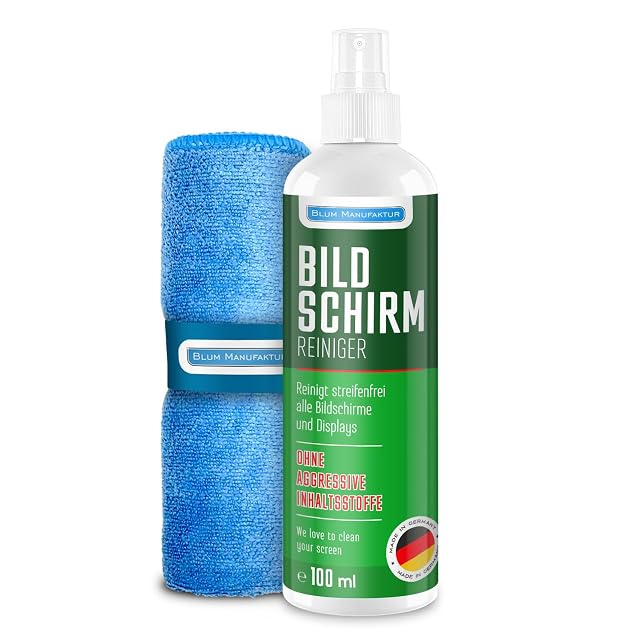 Nettoyant d’écran Blum Manufaktur avec chiffon microfibre