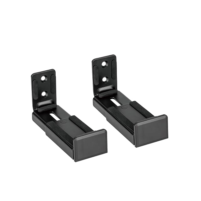 Patte murale universelle pour barre de son PureMounts en noir