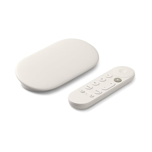 Google TV Streamer 4K avec télécommande à recherche vocale