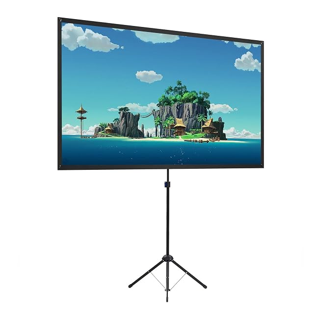 Écran de projection portable sur trépied excelimage 100 pouces