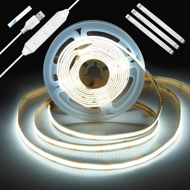 Ruban LED COB de rétroéclairage Enteenly avec variateur en ligne