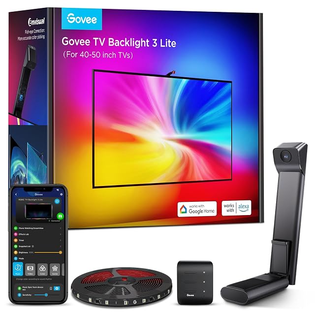 Rétroéclairage TV Govee Envisual avec caméra