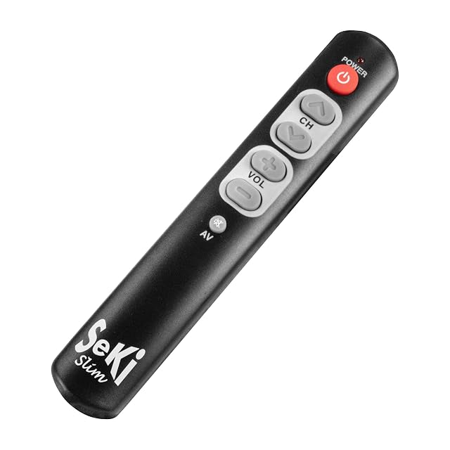 Télécommande universelle à apprentissage SeKi Slim à grandes touches