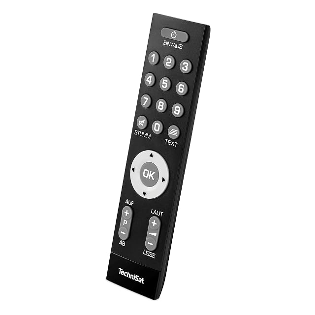 Télécommande à apprentissage TechniSat ISIZAPPER Universal à touches très grandes