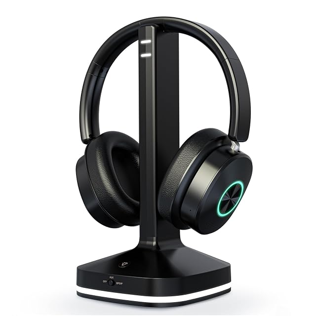 Casque TV Earbay avec station de charge émettrice