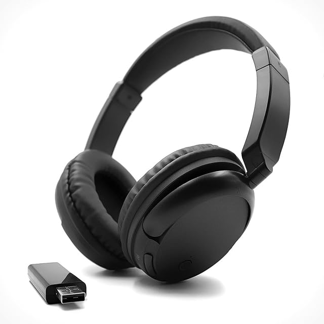 Casque TV sans fil Queemie avec émetteur USB